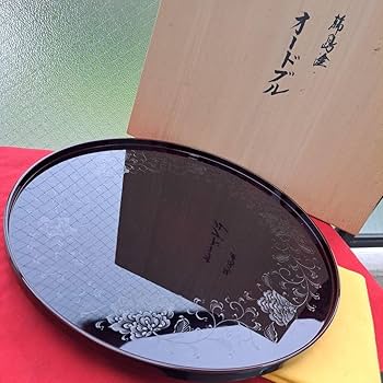 専用品【輪島塗　五島屋謹製　6.5寸\"3段重箱/台付き】布着本堅地 輪島塗 五島屋謹製 6.5寸 3段重箱】布着本堅地 沈金 菱形